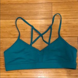 Alo Yoga ‘Goddess’ Sports Bra - Deep Teal